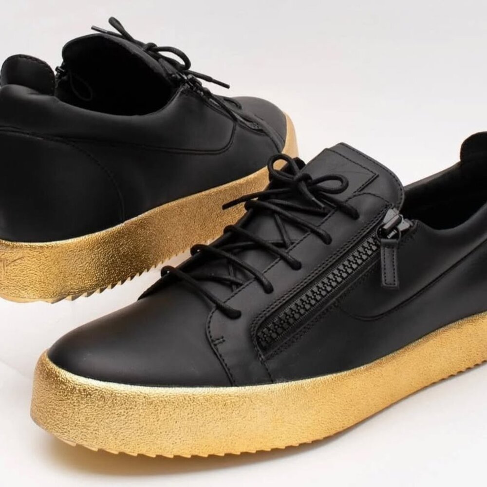 Giuseppe Zanotti Frankie Low-Top Leather Sneakers Men’s 10US / 43EU